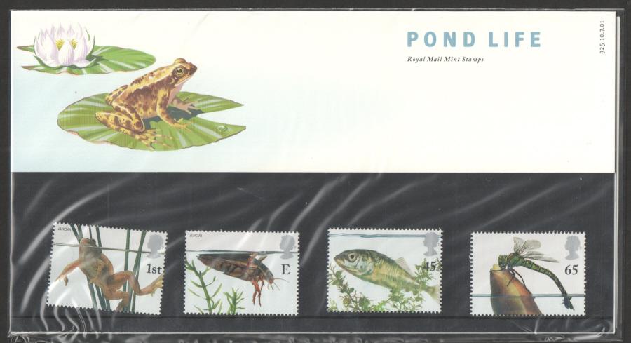 (image for) 2001 Pond Life Royal Mail Presentation Pack 325